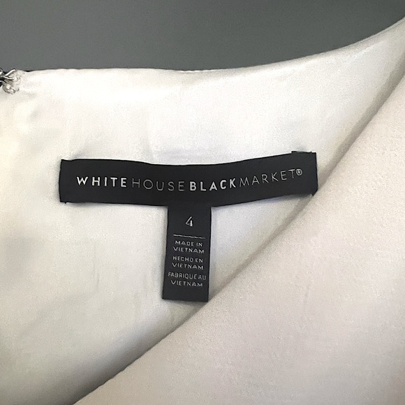 Midi sophisticated size 4 White House Black Market dress: - Picture 2 of 3